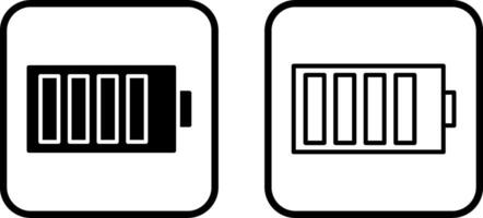 icône de vecteur de cellule de charge