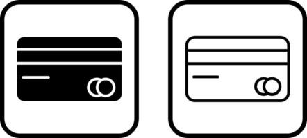 icône de vecteur de carte de crédit