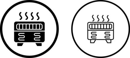 icône de vecteur de chauffage par convection