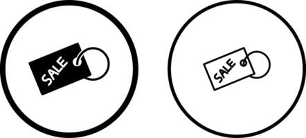 icône de vecteur de signe de vente