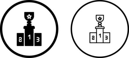 icône de vecteur de podium