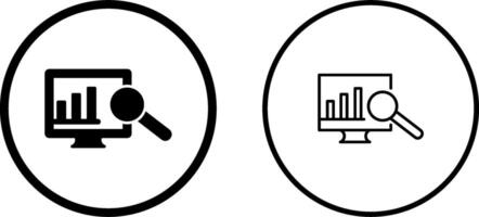 icône de vecteur d'analyse