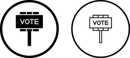 icône de vecteur de vote