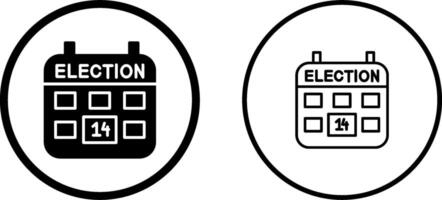 icône de vecteur de jour d'élection
