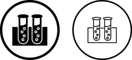 icône de vecteur de tube à essai
