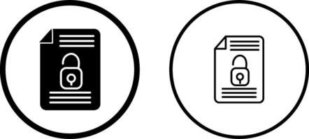 confidentialité vecteur icône