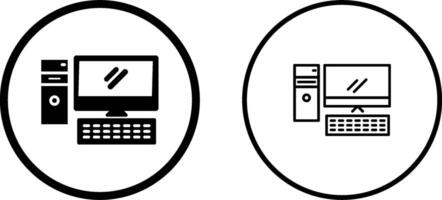 icône de vecteur d & # 39; ordinateur