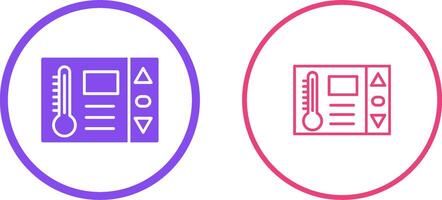 icône de vecteur de thermostat