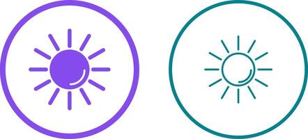 icône de vecteur de rayonnement uv