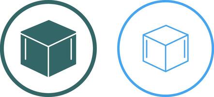 icône de vecteur de conception cubique