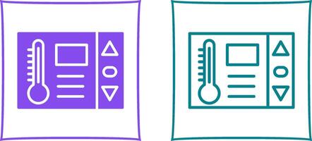 icône de vecteur de thermostat