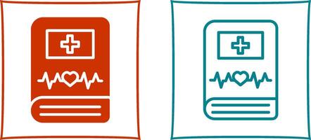 icône de vecteur de livre médical