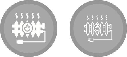 icône de vecteur de radiateur de chaleur