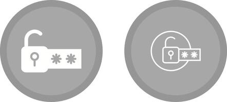 icône de vecteur de verrouillage par code d'accès