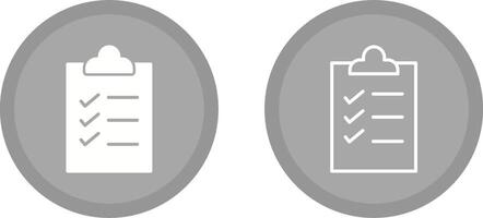 icône de vecteur de liste de contrôle