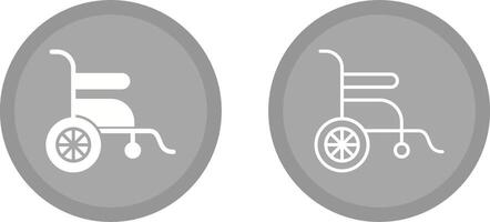 icône de vecteur de fauteuil roulant