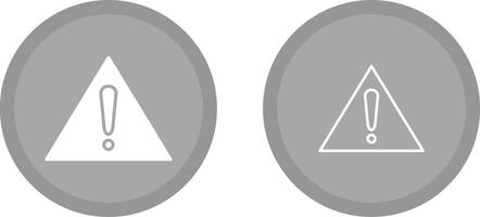 icône de vecteur de signe de prudence