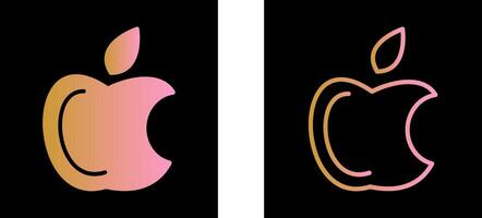 Pomme logo vecteur icône