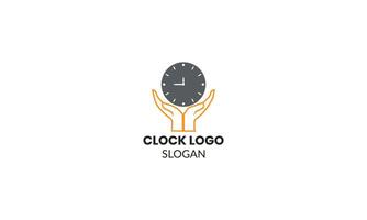 notre logo, avec ses élégant l'horloge conception, est une fête de le talent artistique cette définit notre marque. vecteur