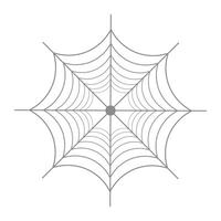 araignée net modèle ligne icône vecteur conception.
