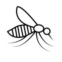 Facile moustique icône. insecte. vecteur. vecteur