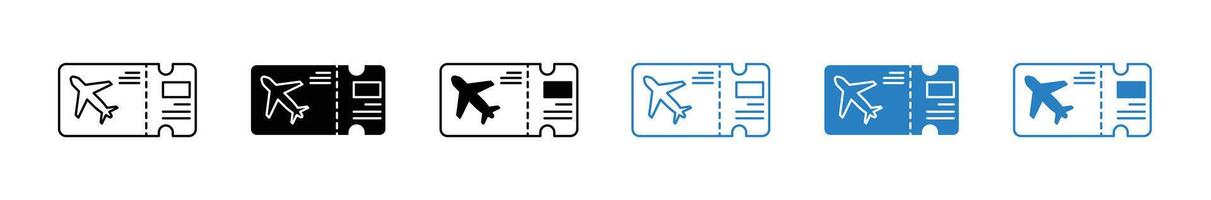 air des billets icône vecteur