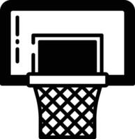 basketball glyphe et ligne vecteur illustration