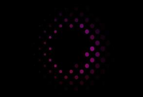 modèle vectoriel violet foncé, rose avec des cercles.