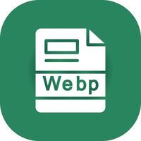 webp Créatif icône conception vecteur