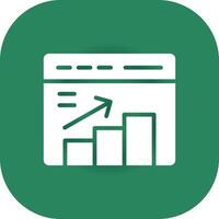 conception d'icône créative de statistiques vecteur