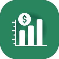 conception d'icône créative de statistiques vecteur