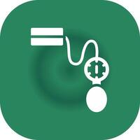conception d'icône créative tensiomètre vecteur