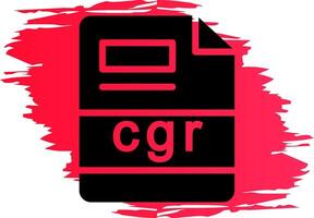 cgr Créatif icône conception vecteur