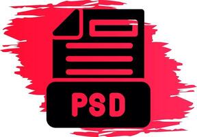 conception d'icône créative de fichier psd vecteur