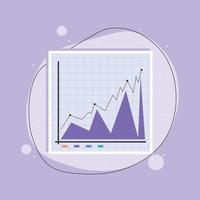 entreprise d'analyse infographique vecteur