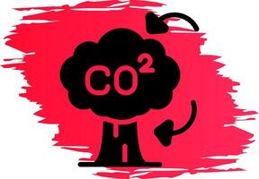 CO2 Créatif icône conception vecteur