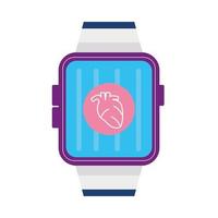 moniteur de santé smartwatch vecteur