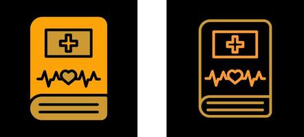 icône de vecteur de livre médical