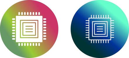 icône de vecteur de processeur