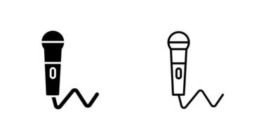 icône de vecteur de microphone