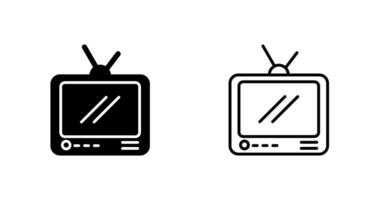 icône de vecteur de diffusion télévisée