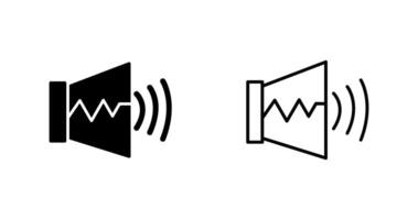 audio sur l'icône de vecteur