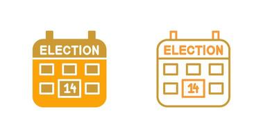 icône de vecteur de jour d'élection