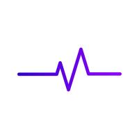 Icône de fréquence cardiaque vectorielle vecteur