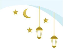 ramadhan kareem lanterne Contexte illustration vecteur
