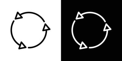 icône du cycle de vie vecteur