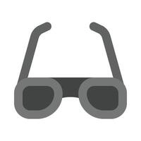 des lunettes de soleil vecteur plat icône