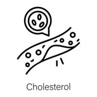 branché cholestérol concepts vecteur