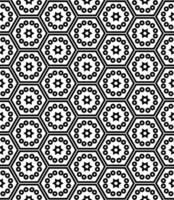 motif abstrait sans couture noir et blanc. arrière-plan et toile de fond. conception ornementale en niveaux de gris. vecteur