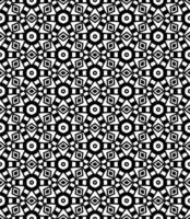 motif abstrait sans couture noir et blanc. arrière-plan et toile de fond. conception ornementale en niveaux de gris. vecteur